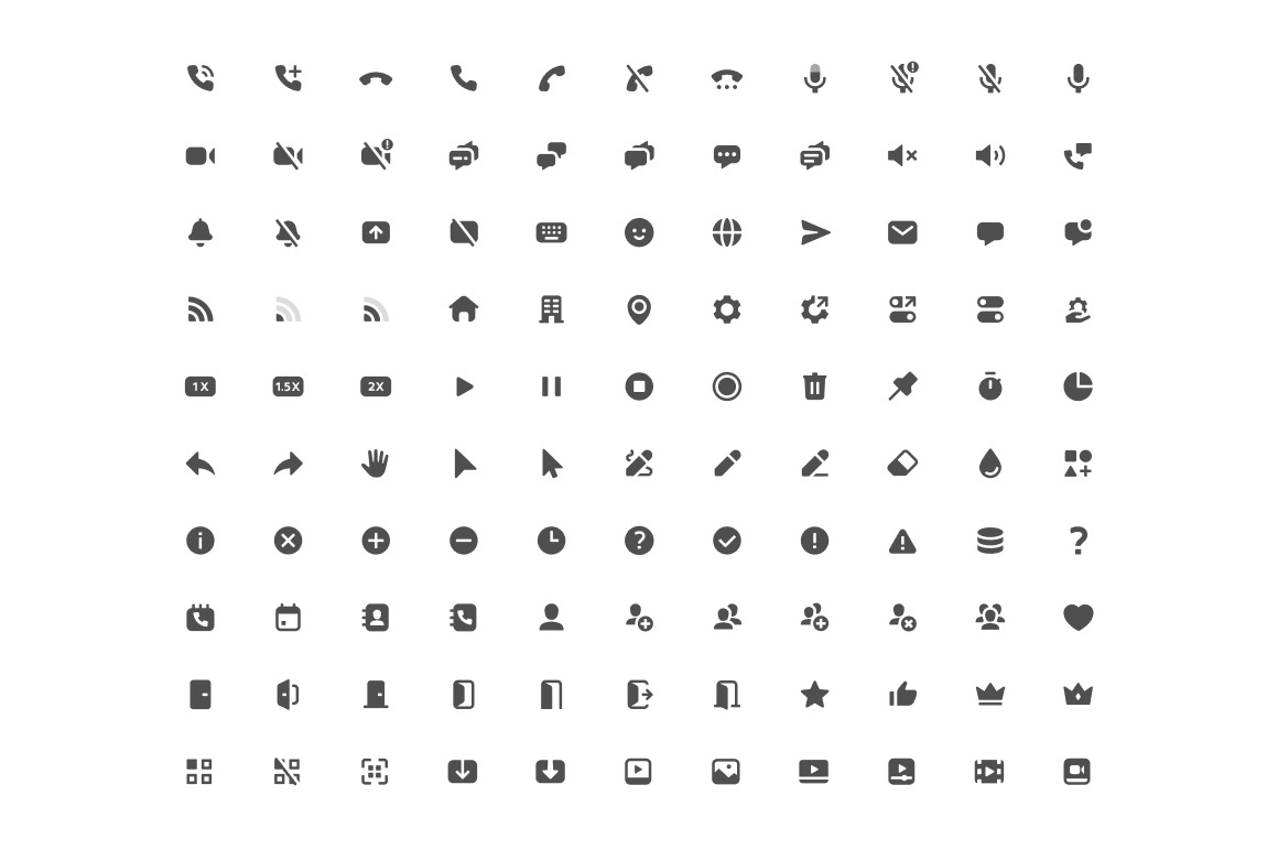 Roondy conference iconset Roondy conference iconset