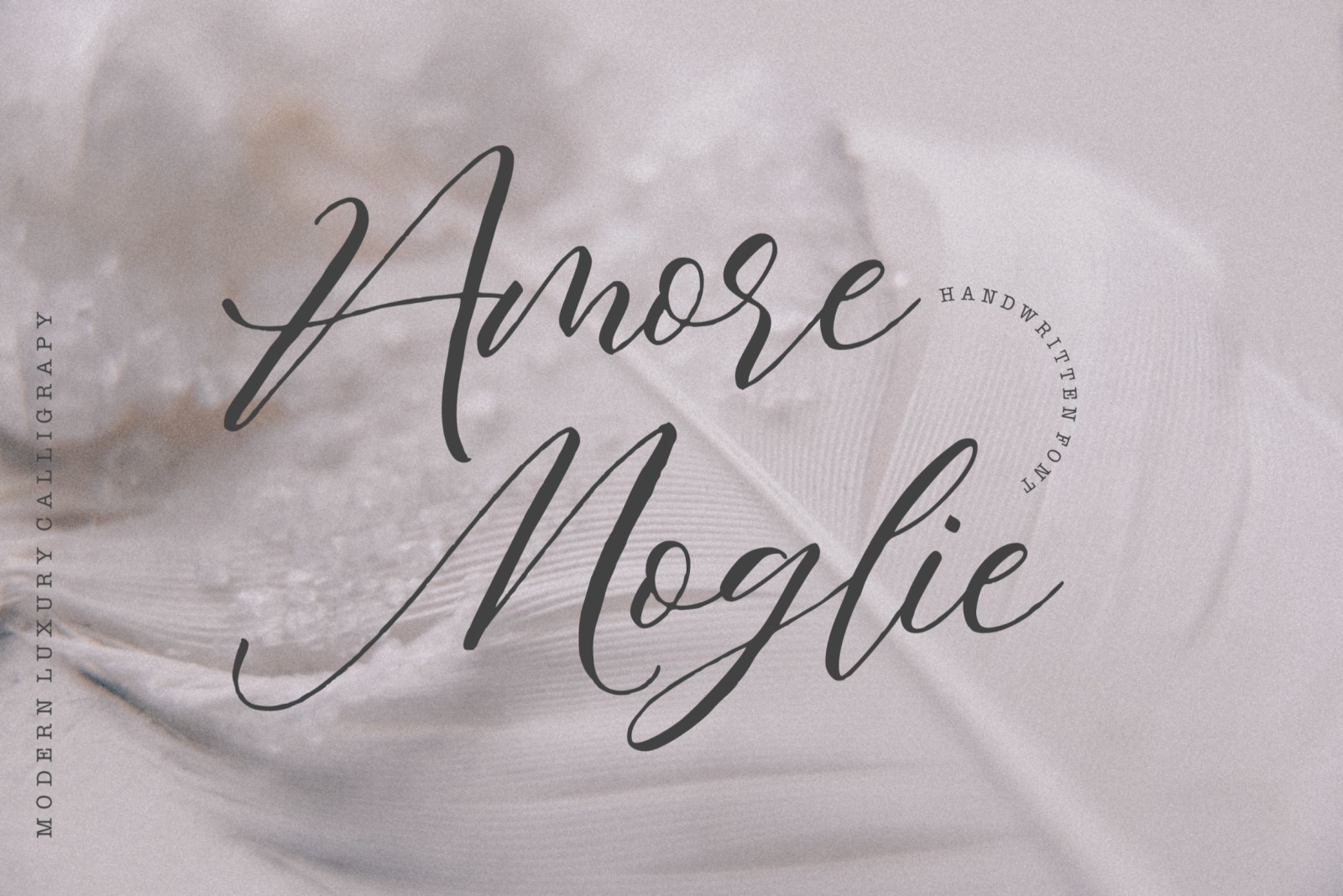 Amore Moglie - Handwritten Font Amore Moglie - Handwritten Font