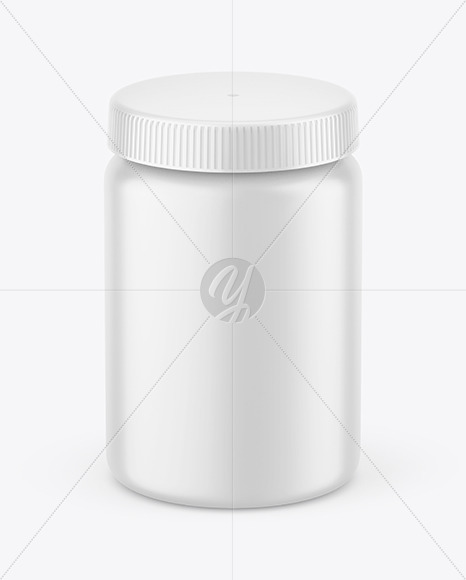 Matte Pills Bottle Mockup