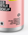 Matte Metallic Pills Bottle Mockup