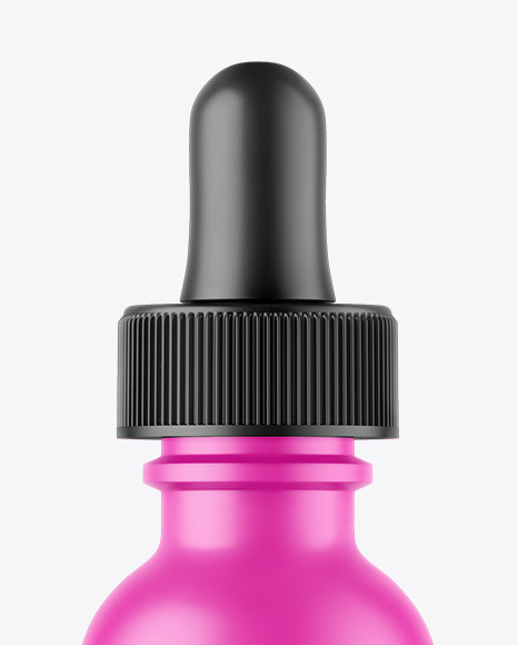 Matte Dropper Bottle Mockup