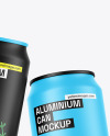 Two Matte Cans Mockup