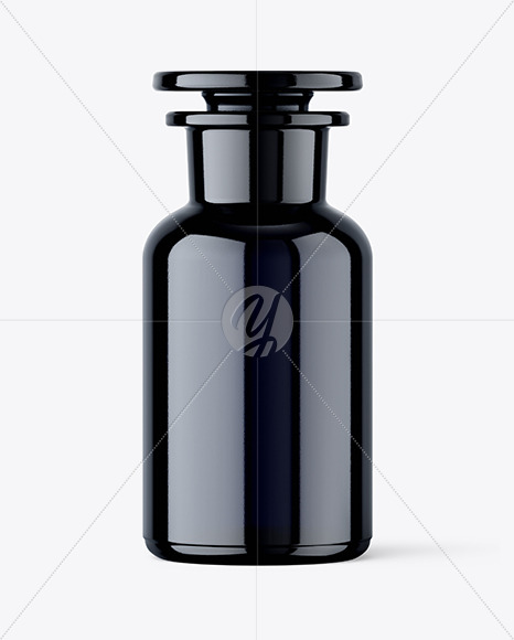 250ml Apothecary Biophotonic Glass Bottle Mockup