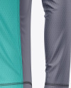 Hooded Raglan Jersey Mockup