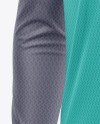 Hooded Raglan Jersey Mockup