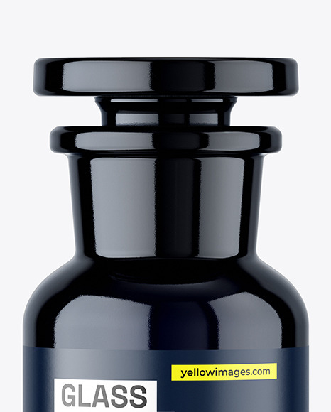 100ml Apothecary Biophotonic Glass Bottle Mockup