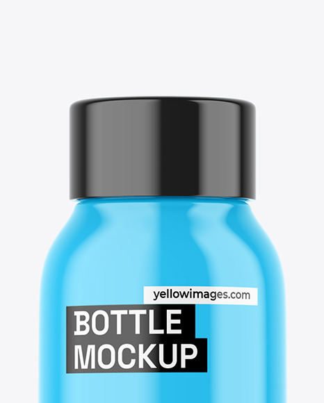 Glossy Bottle Mockup