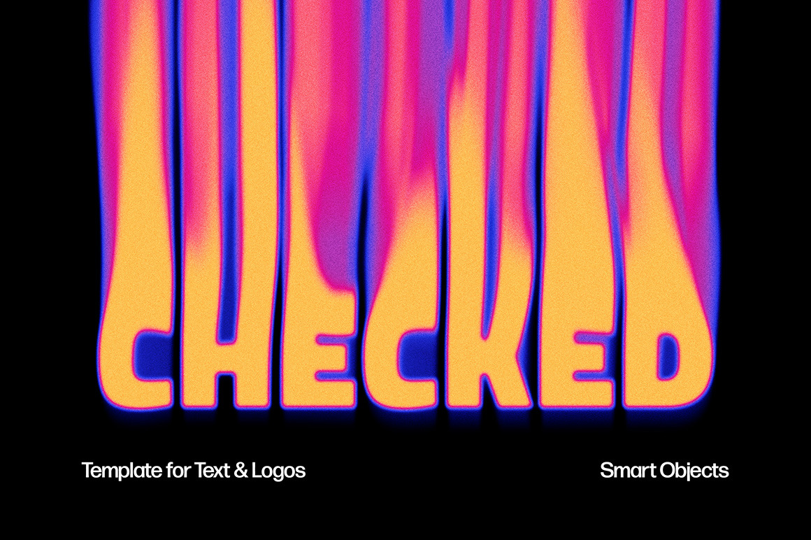 Liquid Melted Text Effect Liquid Melted Text Effect