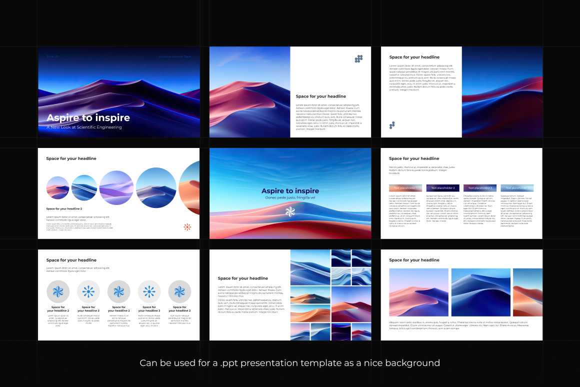 Digital Dunes Background Set