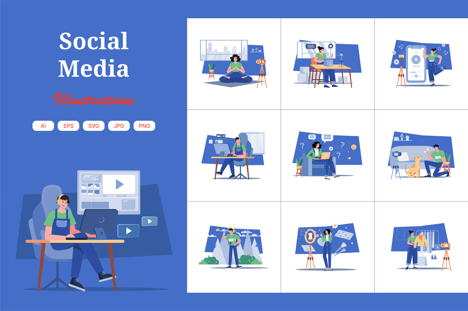 M537_Social Media Illustration Pack