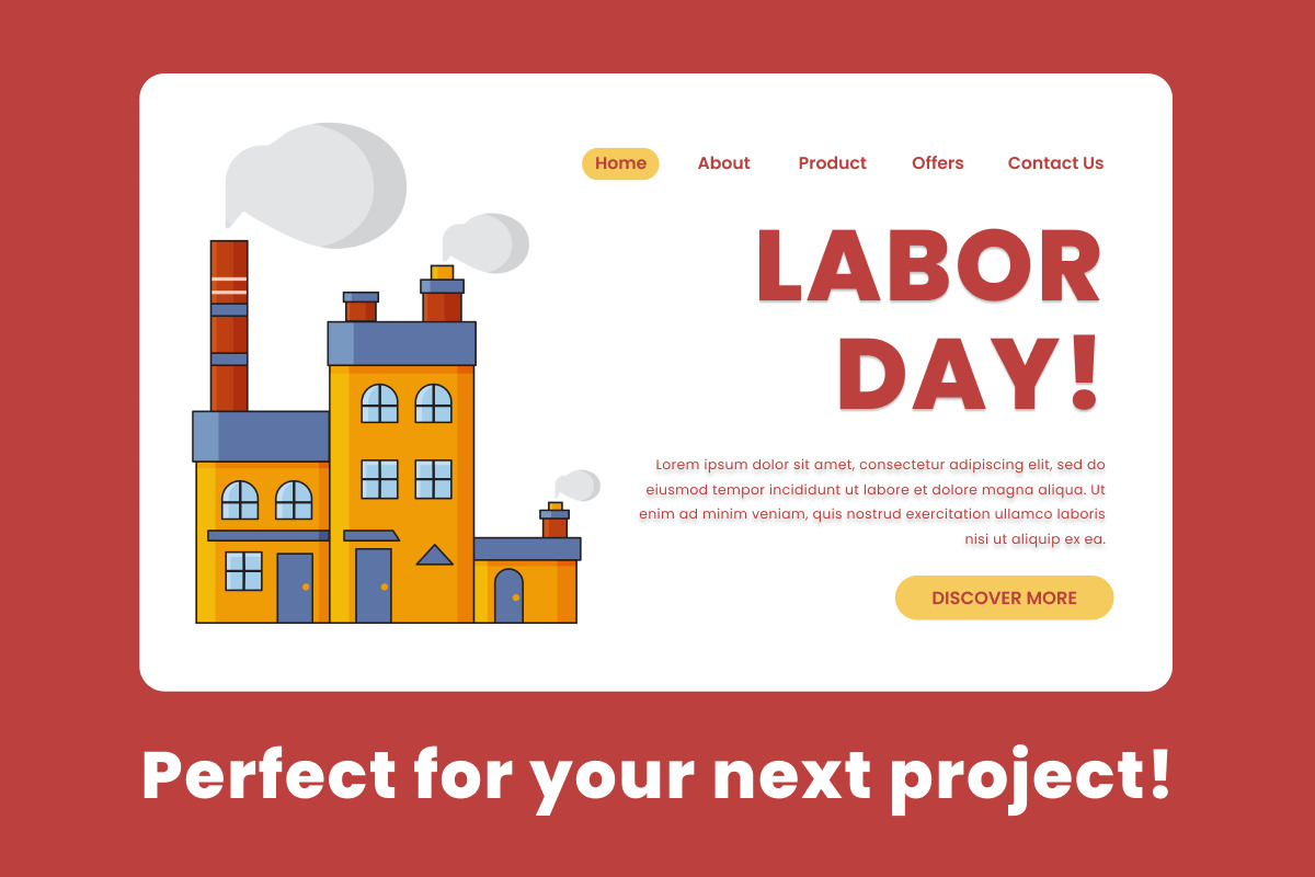 Labour Day 2D Icon Illustration Set Vol 1