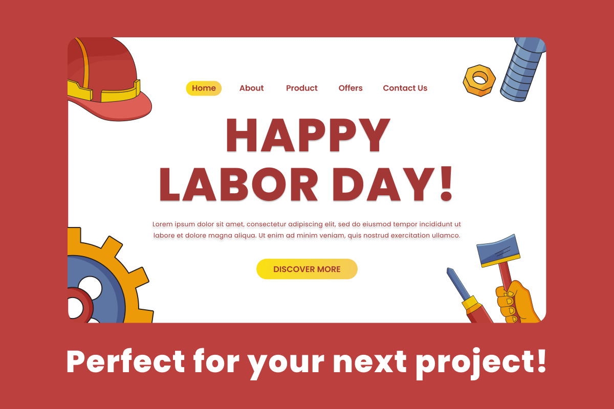 Labour Day 2D Icon Illustration Set Vol 2