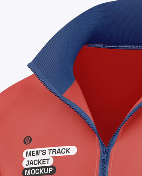 Long Sleeve Track Jacket Mockup