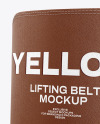 Leather Lifting Belt Mockup