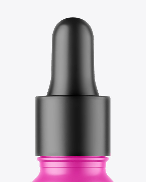 Matte Dropper Bottle Mockup