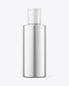 Glossy Metallic Cosmetic Bottle Mockup