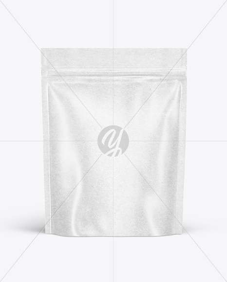 Kraft Paper Stand-up Pouch Mockup