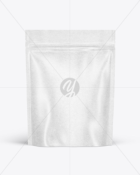 Kraft Paper Stand-up Pouch Mockup