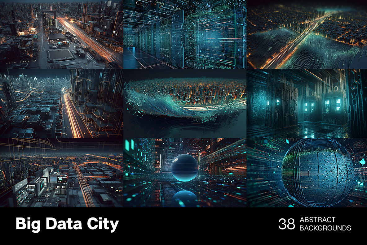 Big Data City backgrounds