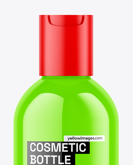 Glossy Cosmetic Bottle Mockup