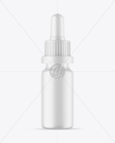 Matte Dropper Bottle Mockup