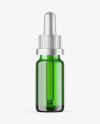 Green Glass Dropper Bottle Mockup