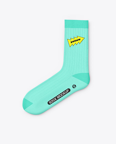 Sock Mockup - Top View