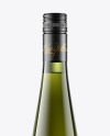 Green Glass Bottle With White Wine Mockup Green Glass Bottle With White Wine Mockup