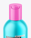 Matte Metallic Cosmetic Bottle Mockup