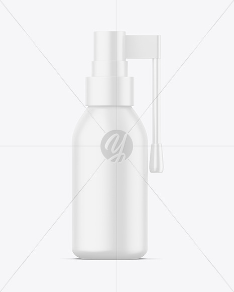 Matte Spray Bottle Mockup