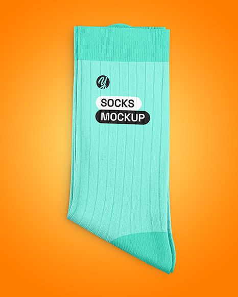 Socks Mockup - Top View