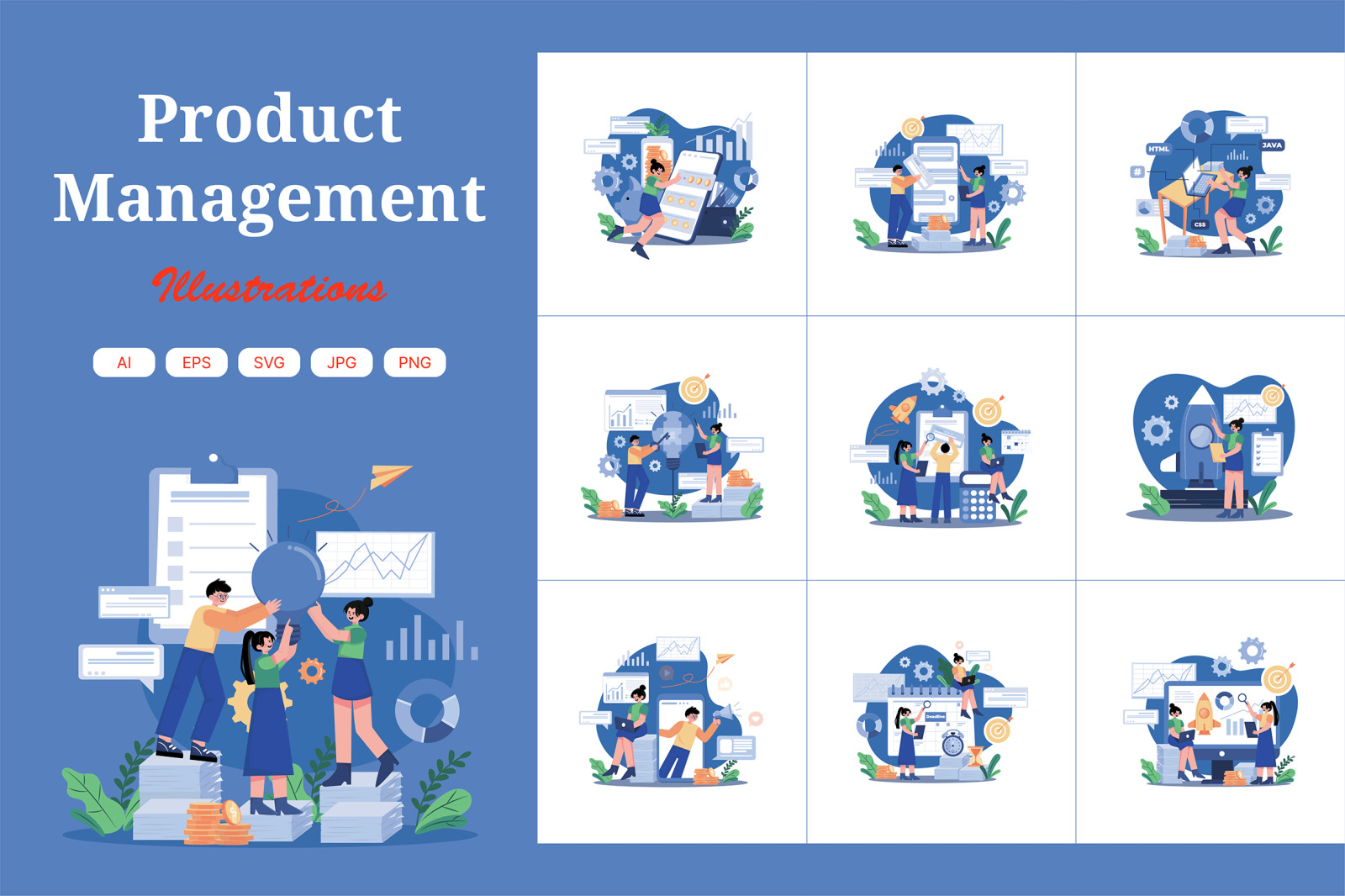 M618_Product Management Illustration Pack M618_Product Management Illustration Pack