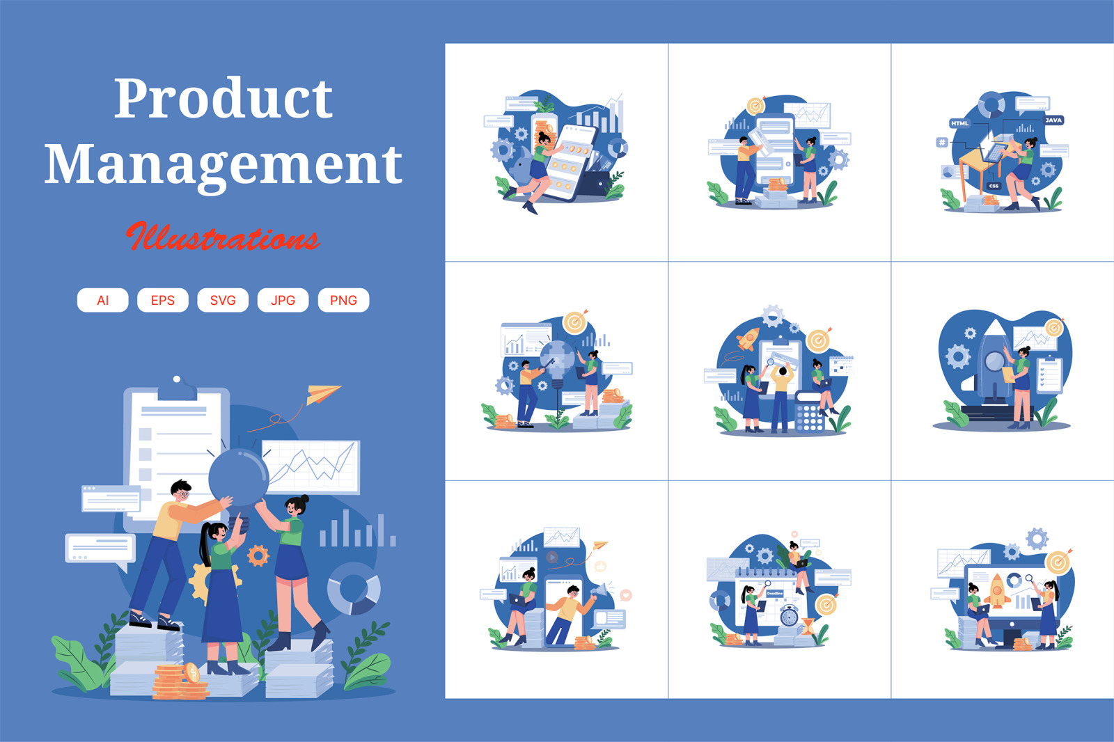 M618_Product Management Illustration Pack