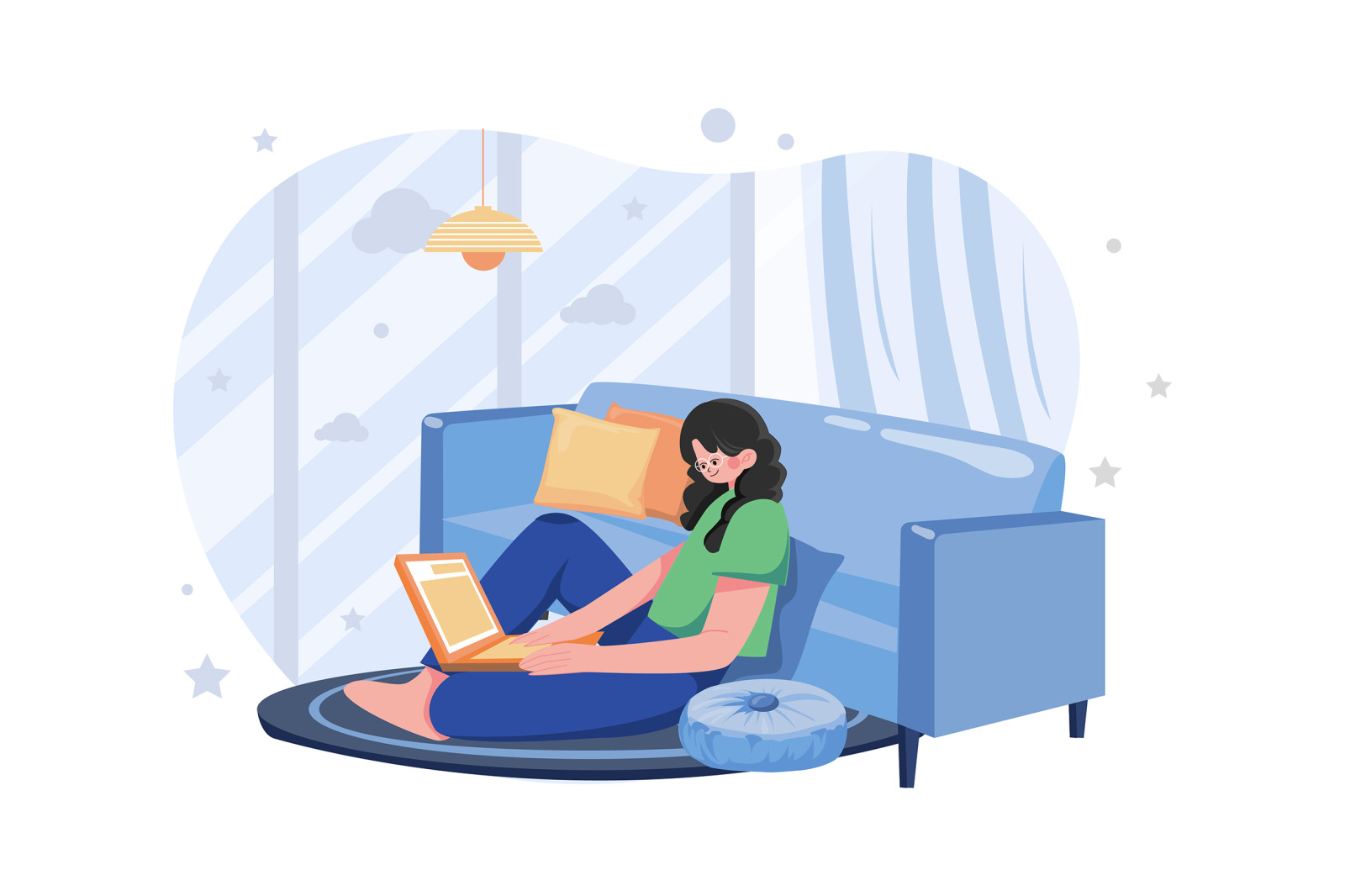 M593_Work From Home Illustration Pack