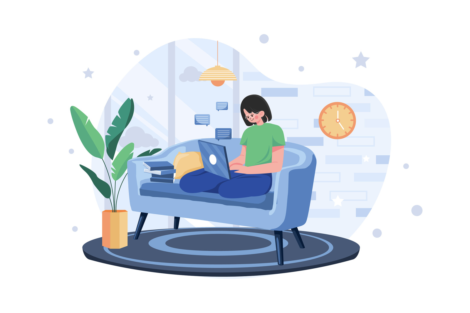 M593_Work From Home Illustration Pack