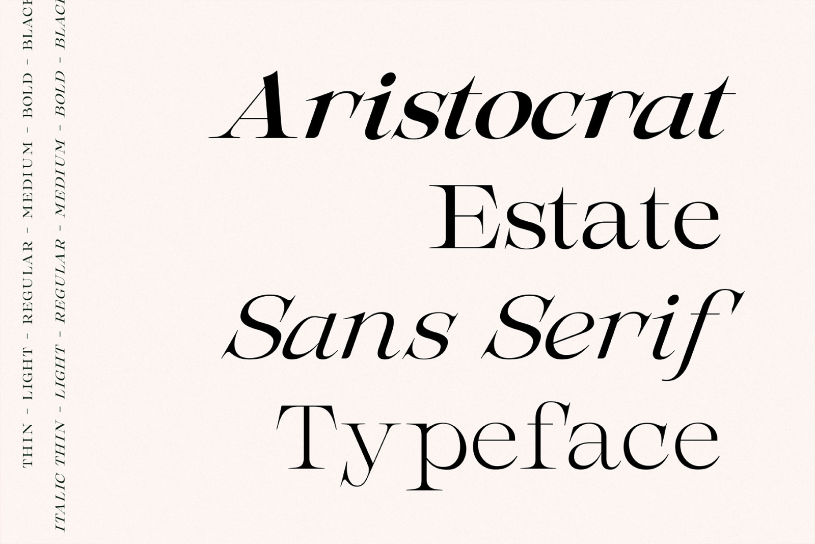 AristocratEstate - Luxury Serif Type AristocratEstate - Luxury Serif Type