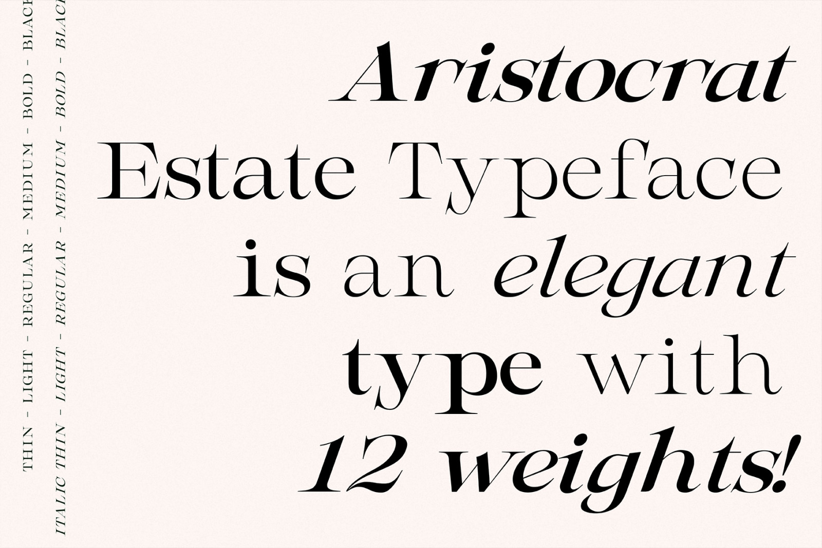 AristocratEstate - Luxury Serif Type AristocratEstate - Luxury Serif Type