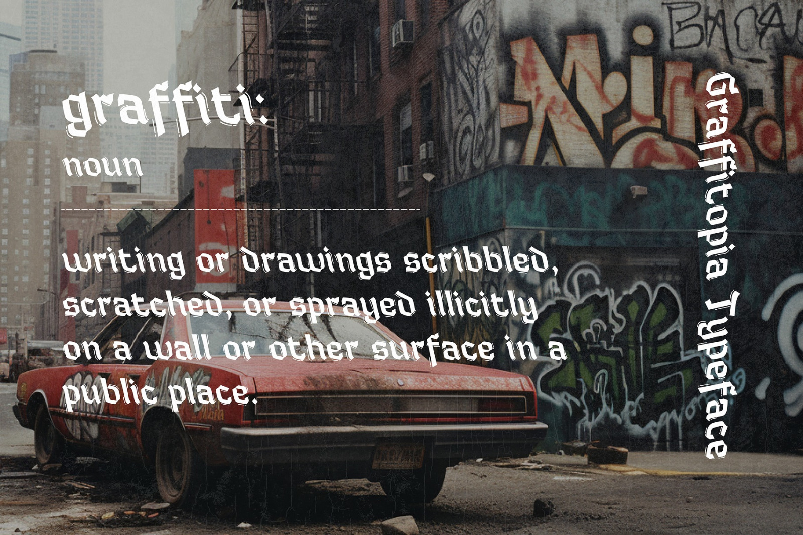 Graffitopia - Urban Graffiti Font