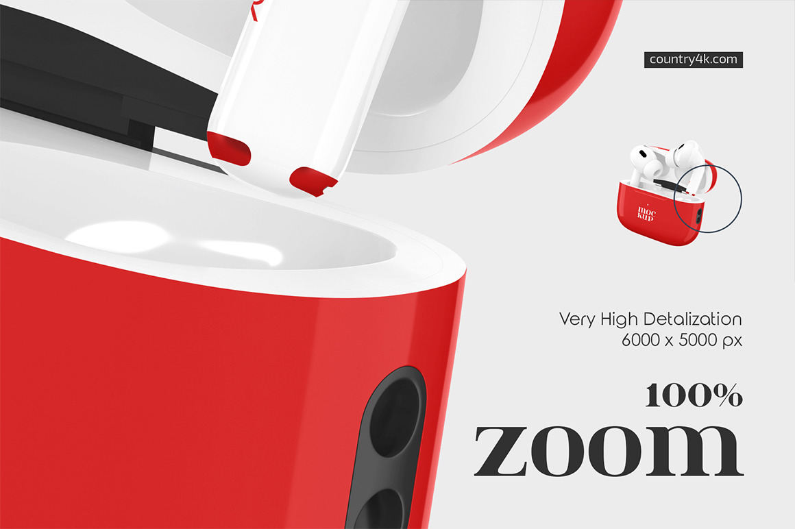 Airpods Pro Mockup Set Airpods Pro Mockup Set