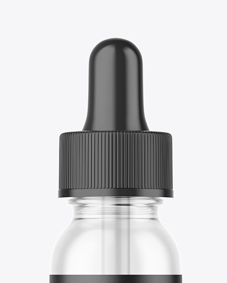 Clear Dropper Bottle Mockup