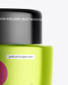 Metallic Cosmetic Jar Mockup Metallic Cosmetic Jar Mockup