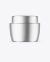 Matte Metallic Cosmetic Jar Mockup Matte Metallic Cosmetic Jar Mockup