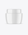 Glossy Cosmetic Jar Mockup