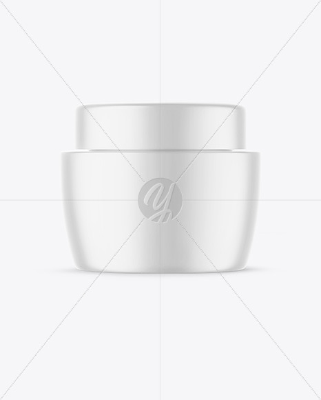 Matte Cosmetic Jar Mockup Matte Cosmetic Jar Mockup