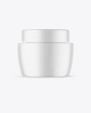 Matte Cosmetic Jar Mockup