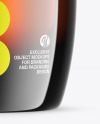 Amber Glass Cosmetic Jar Mockup Amber Glass Cosmetic Jar Mockup