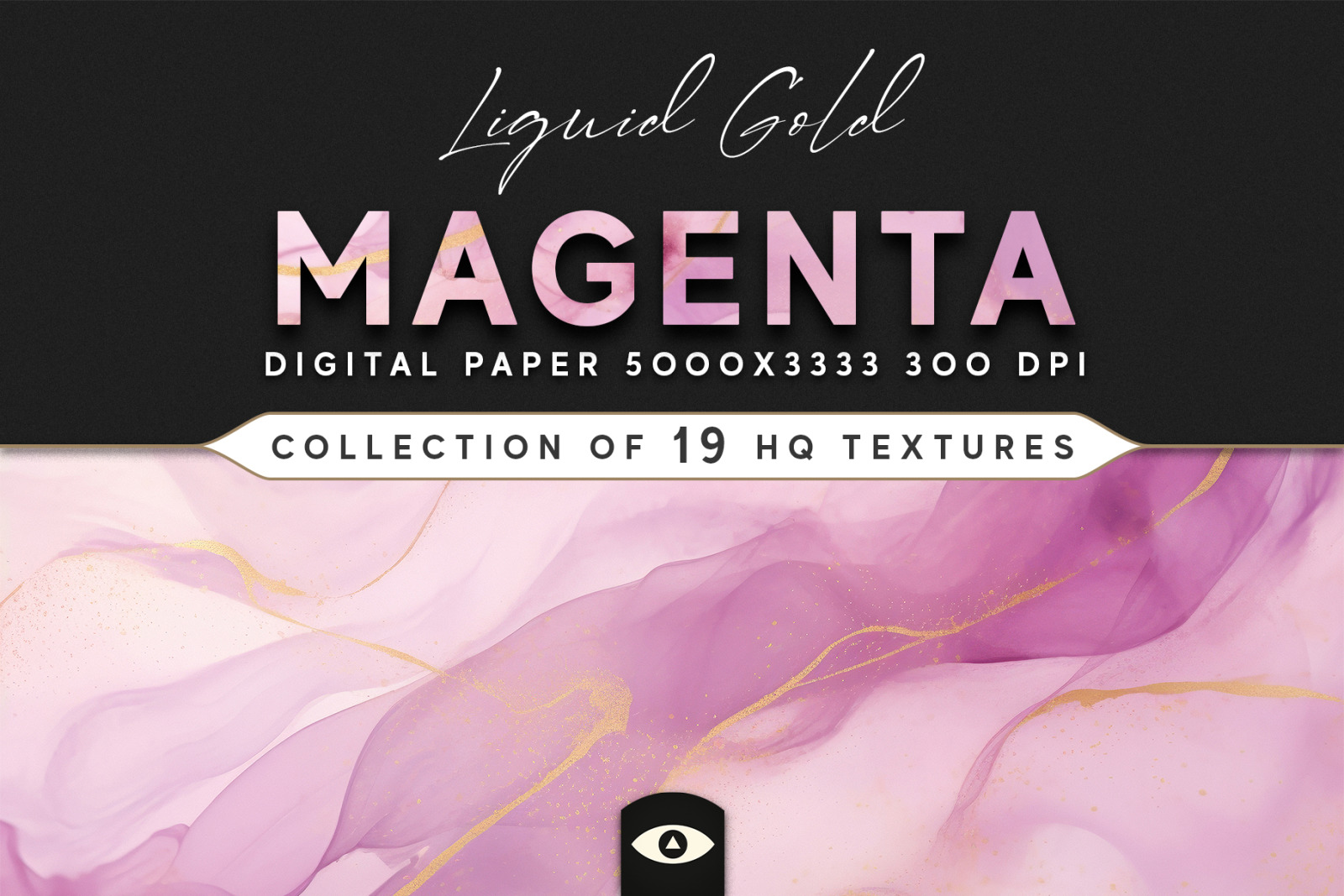 Liquid Gold Magenta Texture Pack