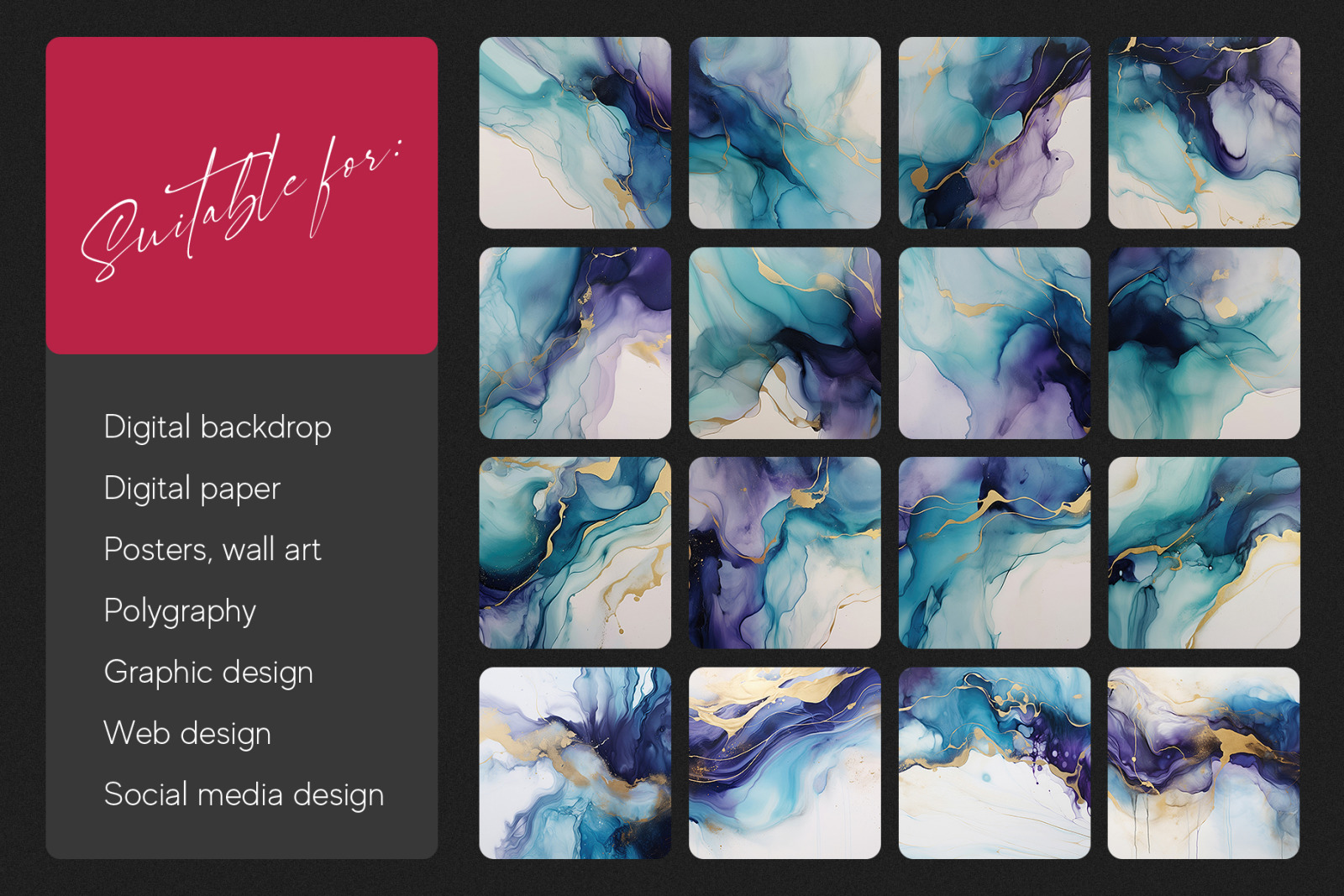 Purple Gold Liquid Turquoise Texture Pack Purple Gold Liquid Turquoise Texture Pack