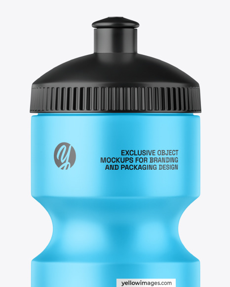 Matte Sport Bottle Mockup