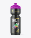 Matte Sport Bottle Mockup